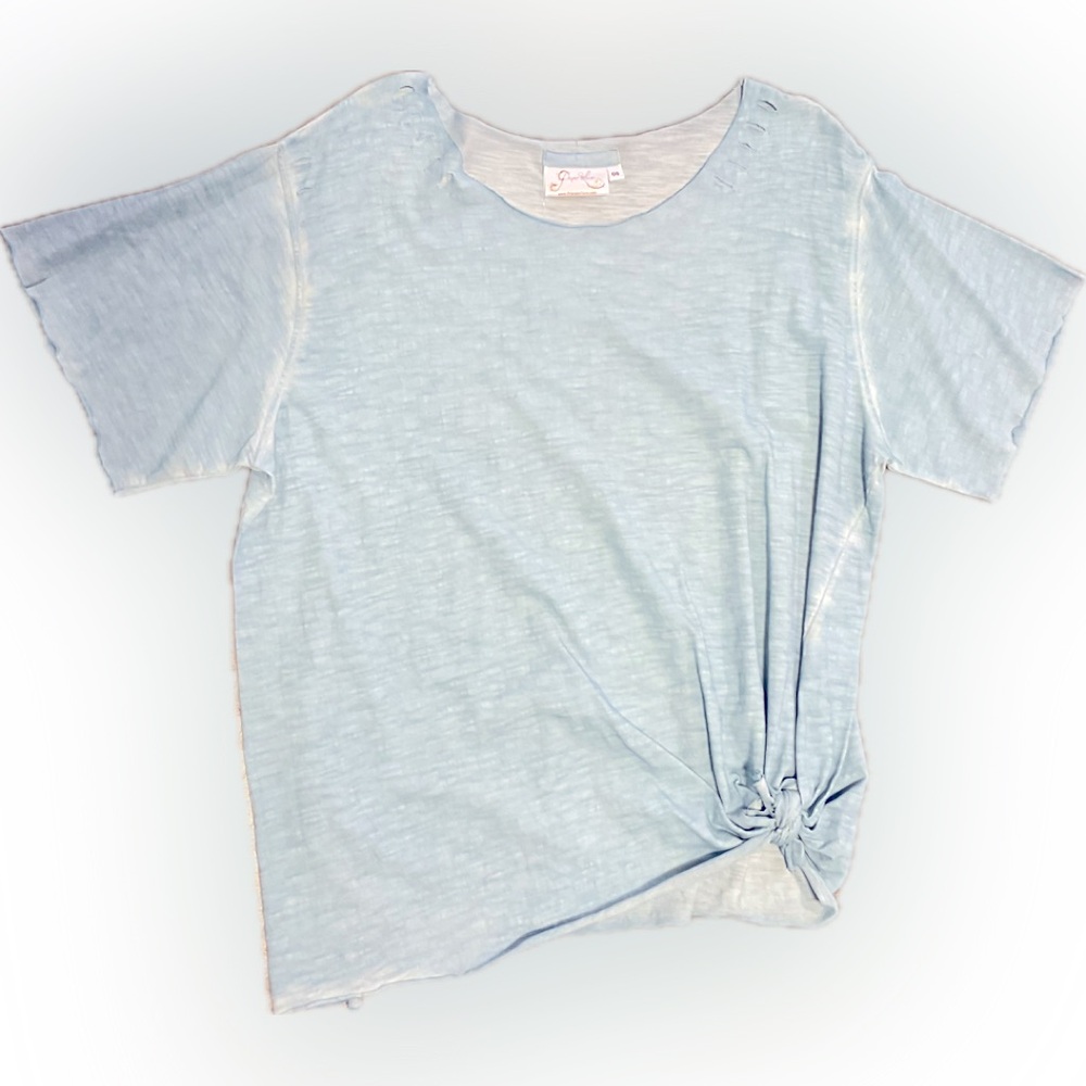 Light Blue Knot Tee